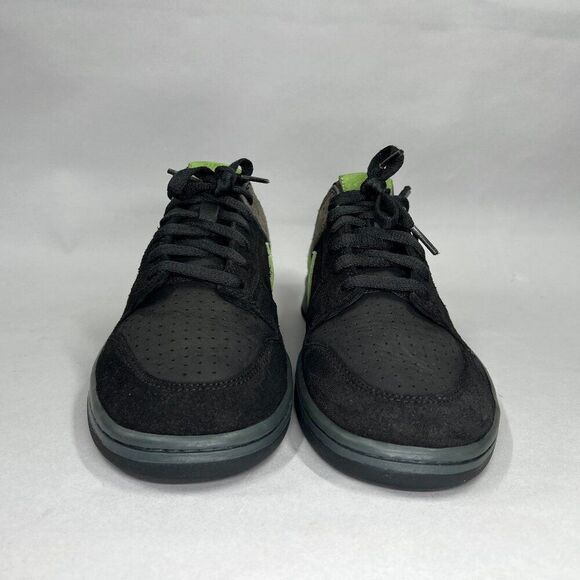 Nike Dunk Low Shoes Men\'s Size 10 Black‎ Green No Liner 2005 Rare Sneakers